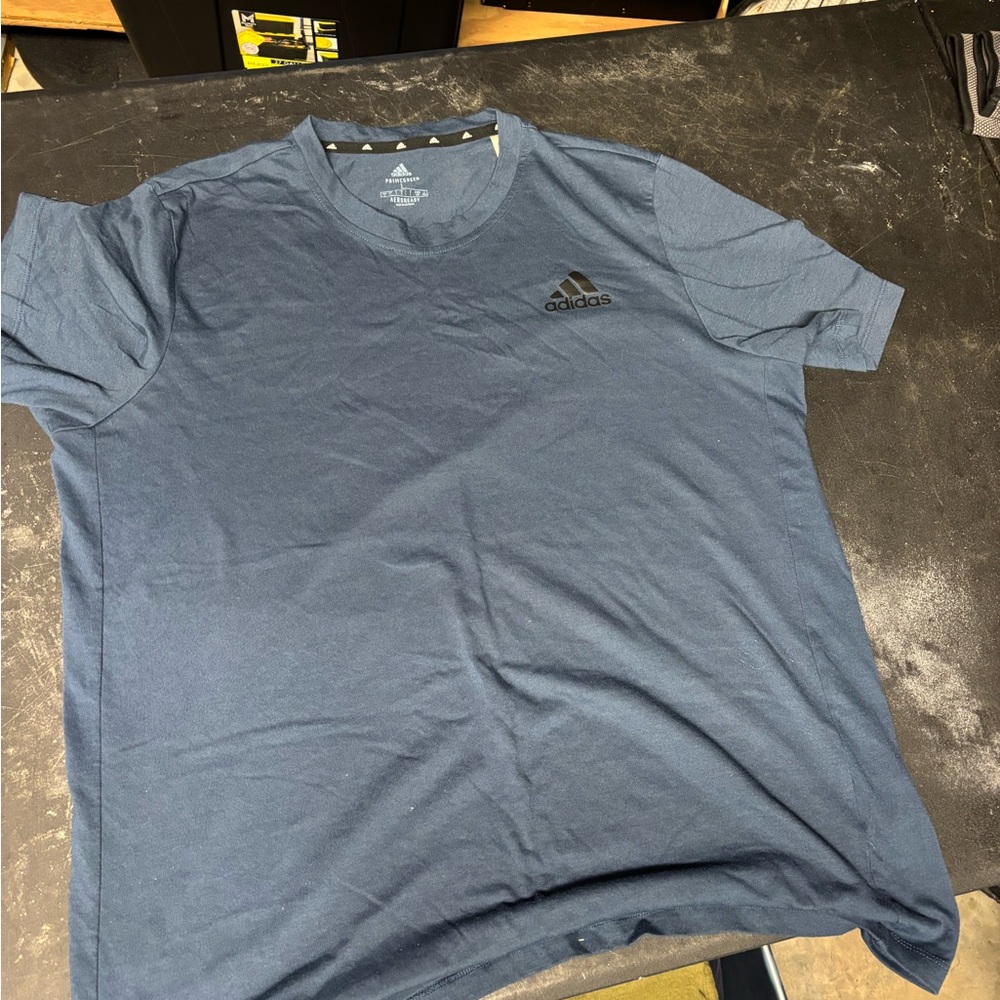 Adidas Men's Navy Short Sleeve Tee